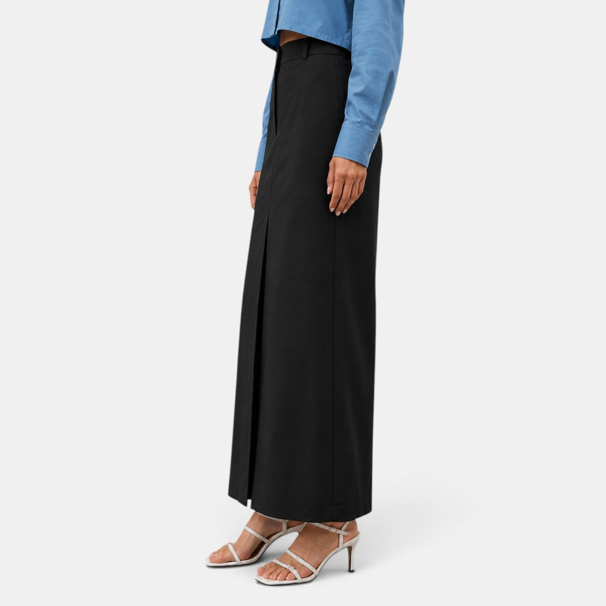 Women's High-Waisted Long Skirt
