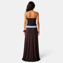 Elegant Brown Maxi Dress Wedding Guest