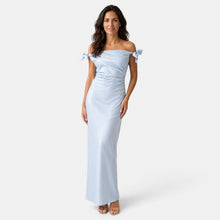 Long Blue Wedding Guest Dress