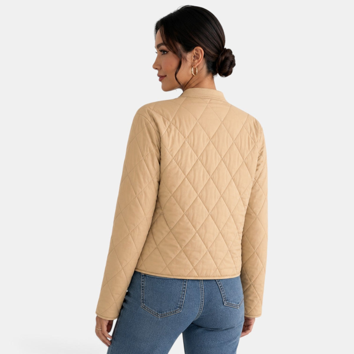 Elegant Women’s Cotton Autumn Jacket