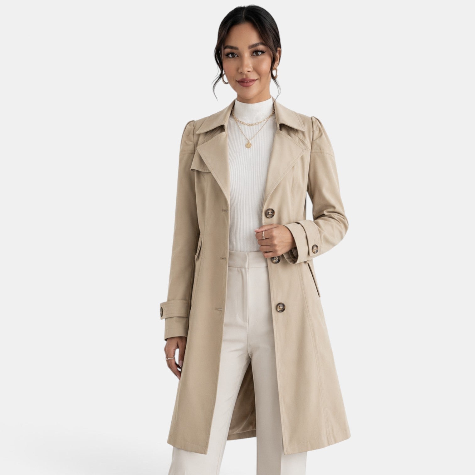 Women's Elegant Trench Coat