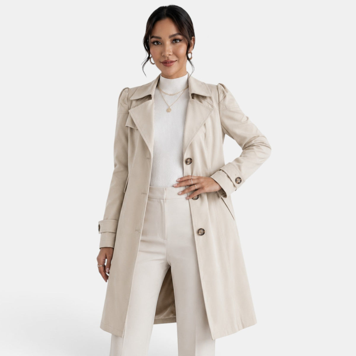 Women's Elegant Trench Coat