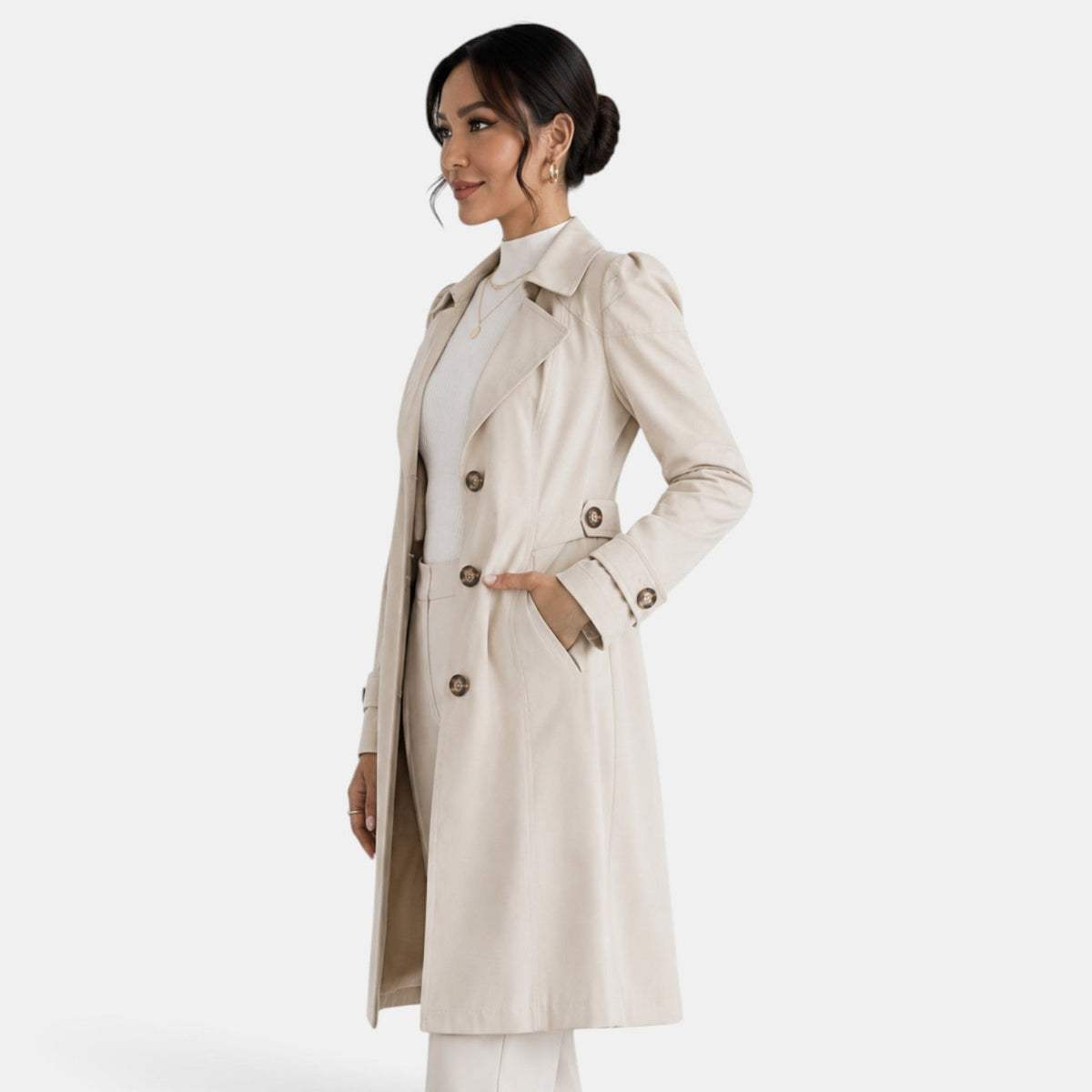Women's Elegant Trench Coat