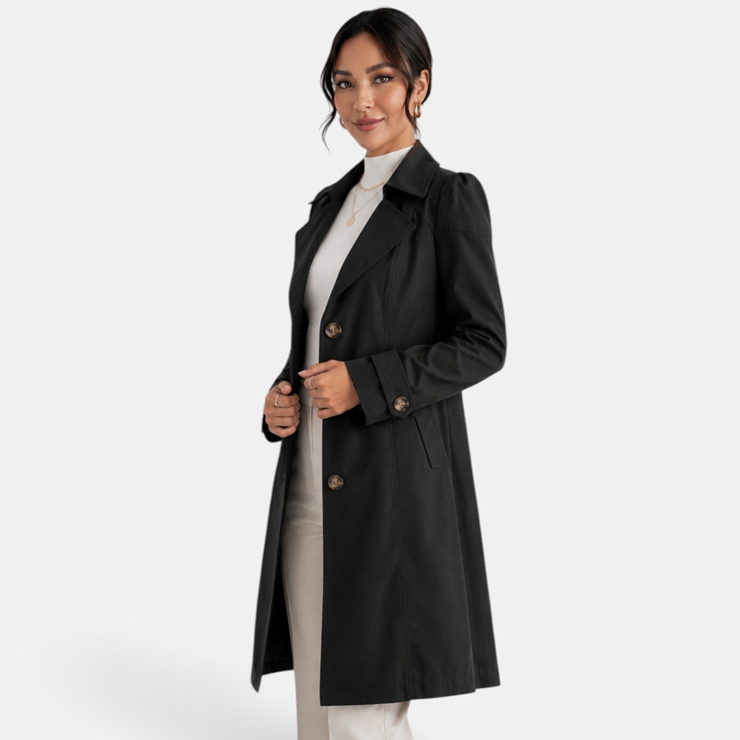 Women's Elegant Trench Coat