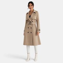 Women's Elegant Long Trench Coat