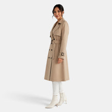 Women's Elegant Long Trench Coat