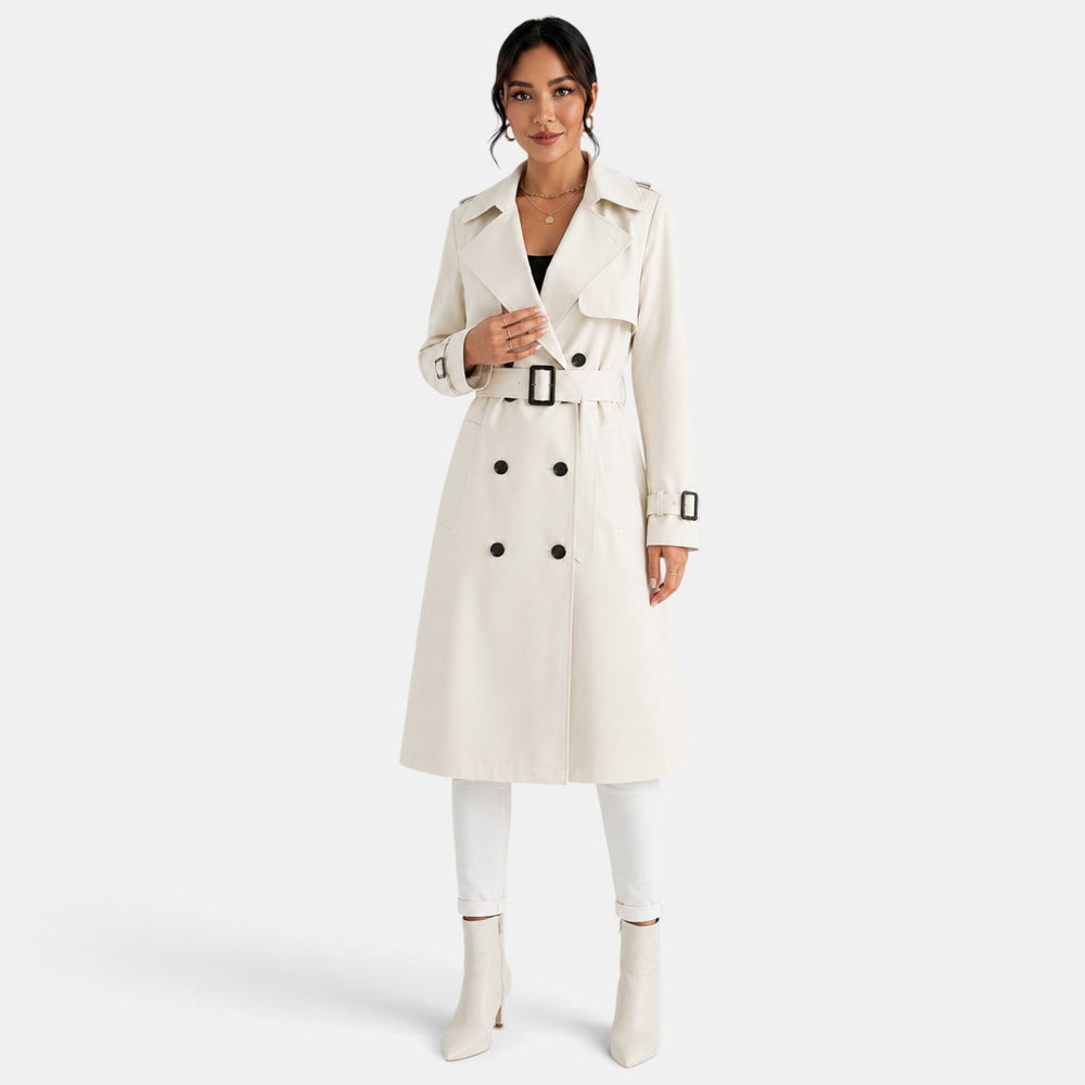 Women's Elegant Long Trench Coat