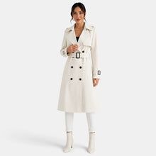 Women's Elegant Long Trench Coat