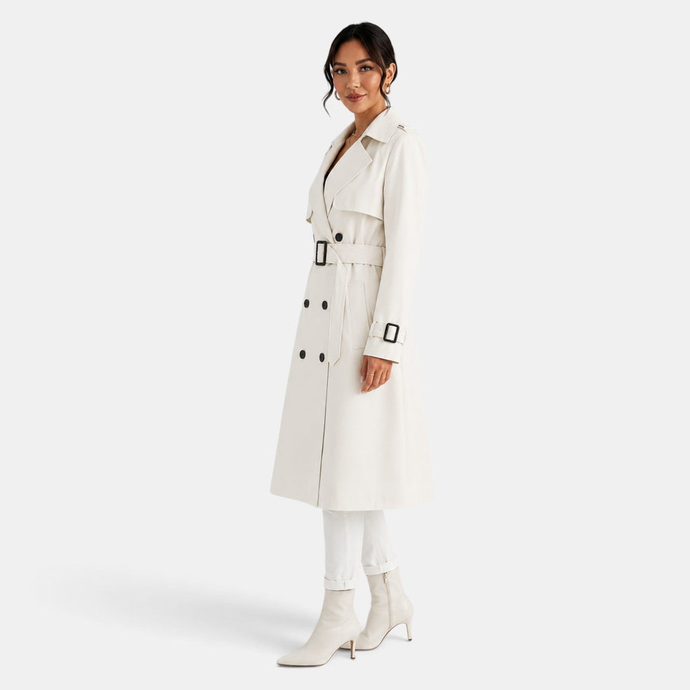 Women's Elegant Long Trench Coat