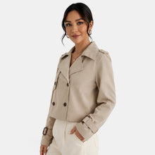 Women’s Elegant Short Trench Jacket