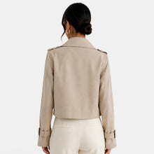 Women’s Elegant Short Trench Jacket
