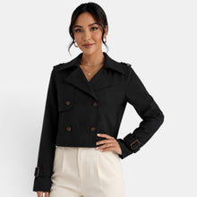 Women’s Elegant Short Trench Jacket