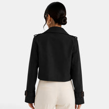 Women’s Elegant Short Trench Jacket