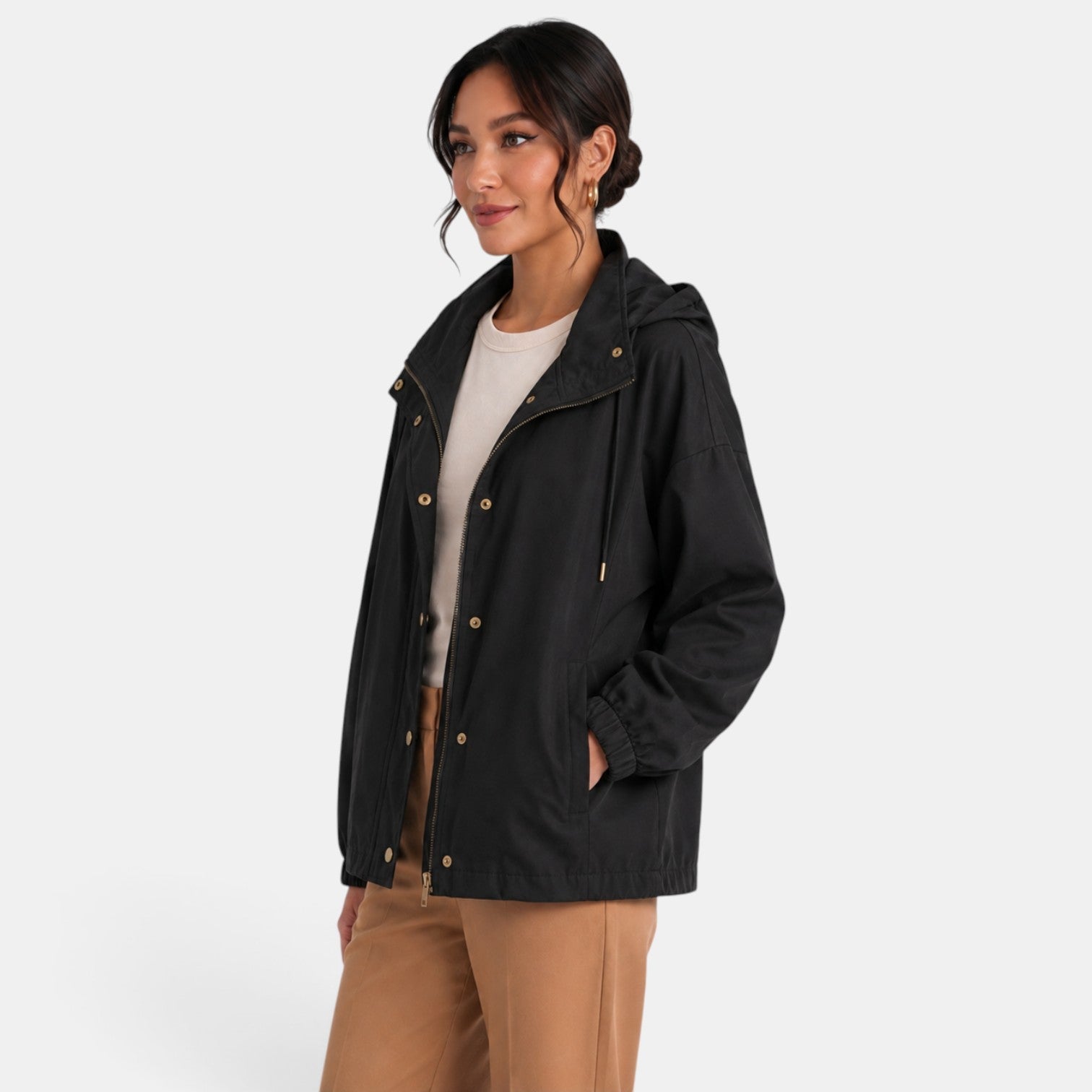 Women's Oversized Hooded Jacket