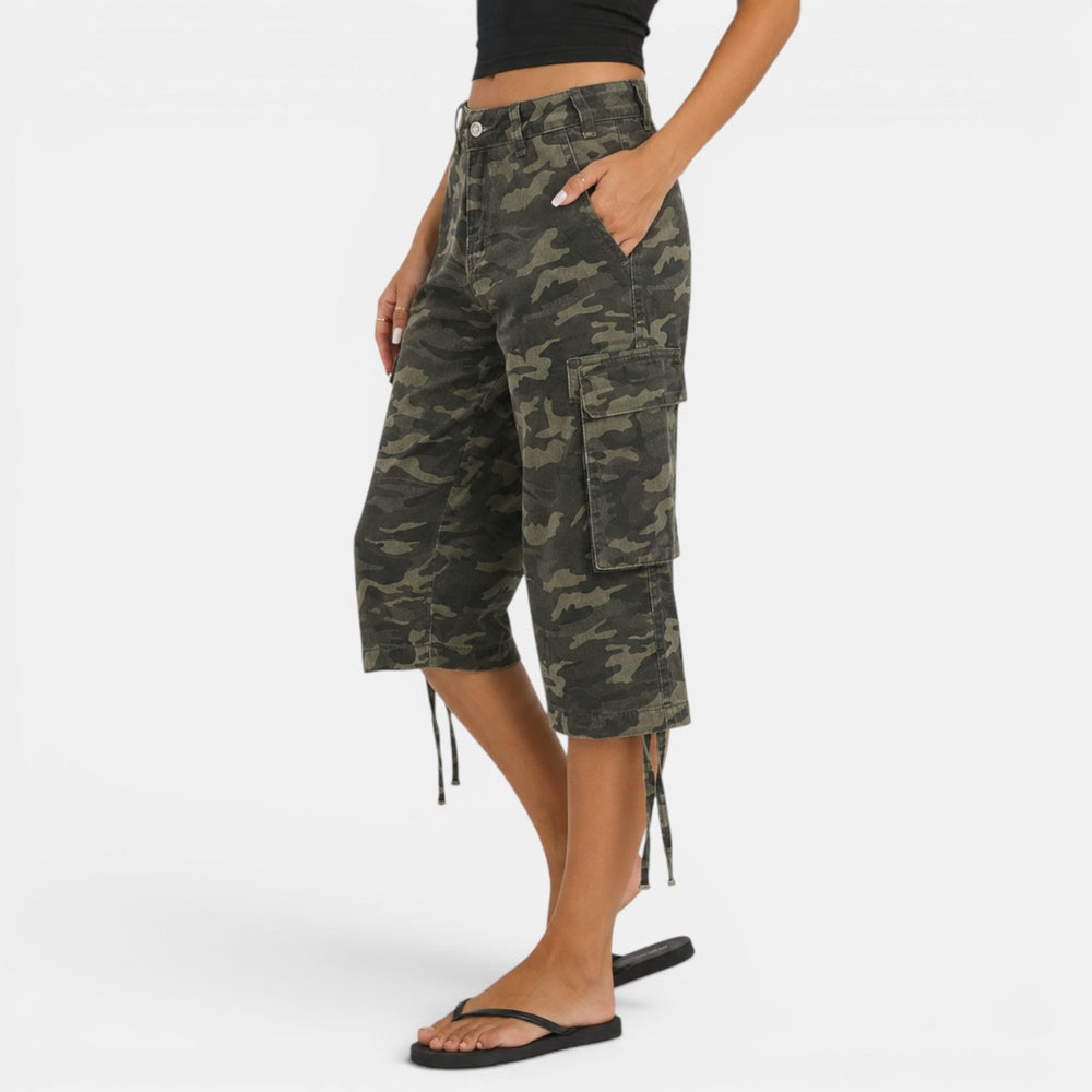 Women's Camouflage Cargo Shorts