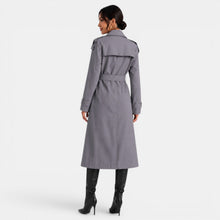 Women's Elegant Belted Trench Coat