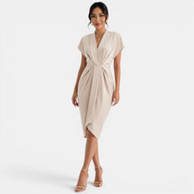 Women's V-Neck Midi Dress