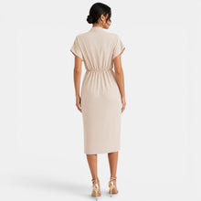 Women's V-Neck Midi Dress