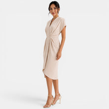 Women's V-Neck Midi Dress