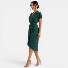 Women's V-Neck Midi Dress