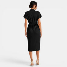 Women's V-Neck Midi Dress