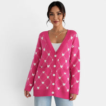 Women's Heart Knit Cardigan