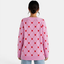 Women's Heart Knit Cardigan