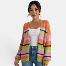 Women's Multicolour Knit Cardigan