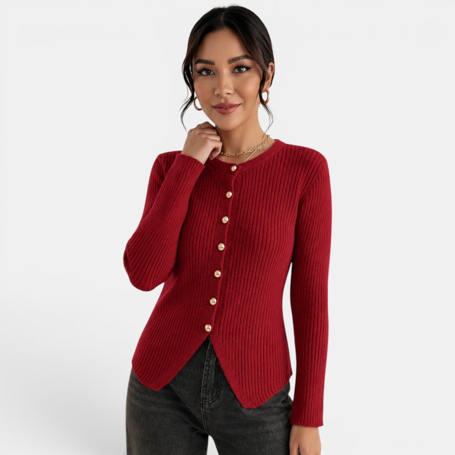 Women's Elegant Knitted Cardigan