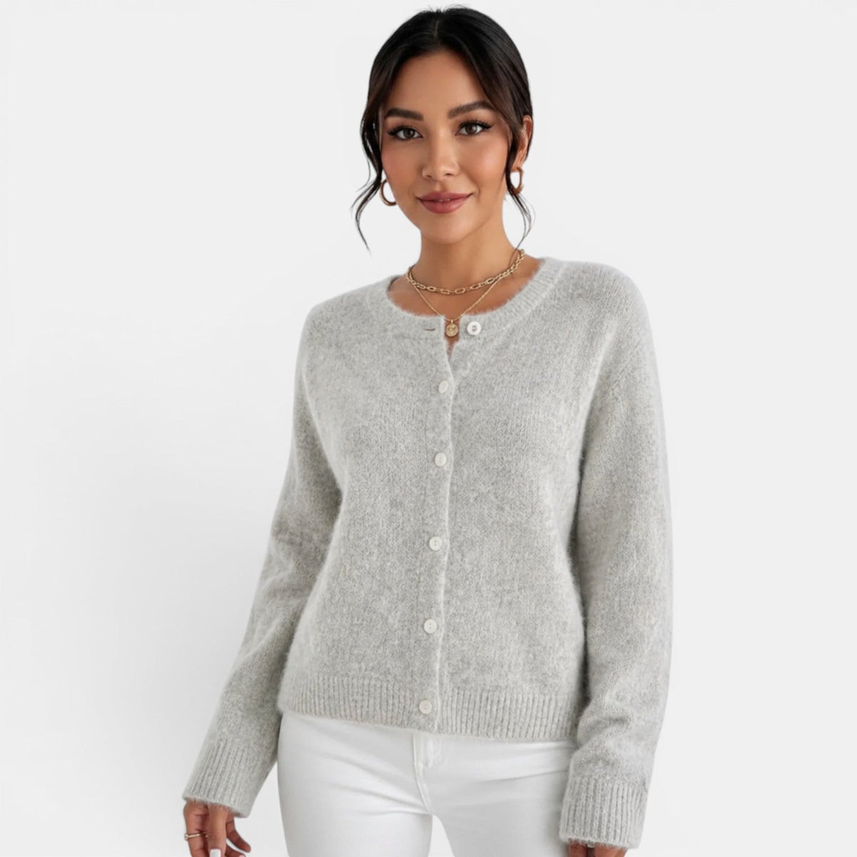 Women's Elegant Cashmere Cardigan