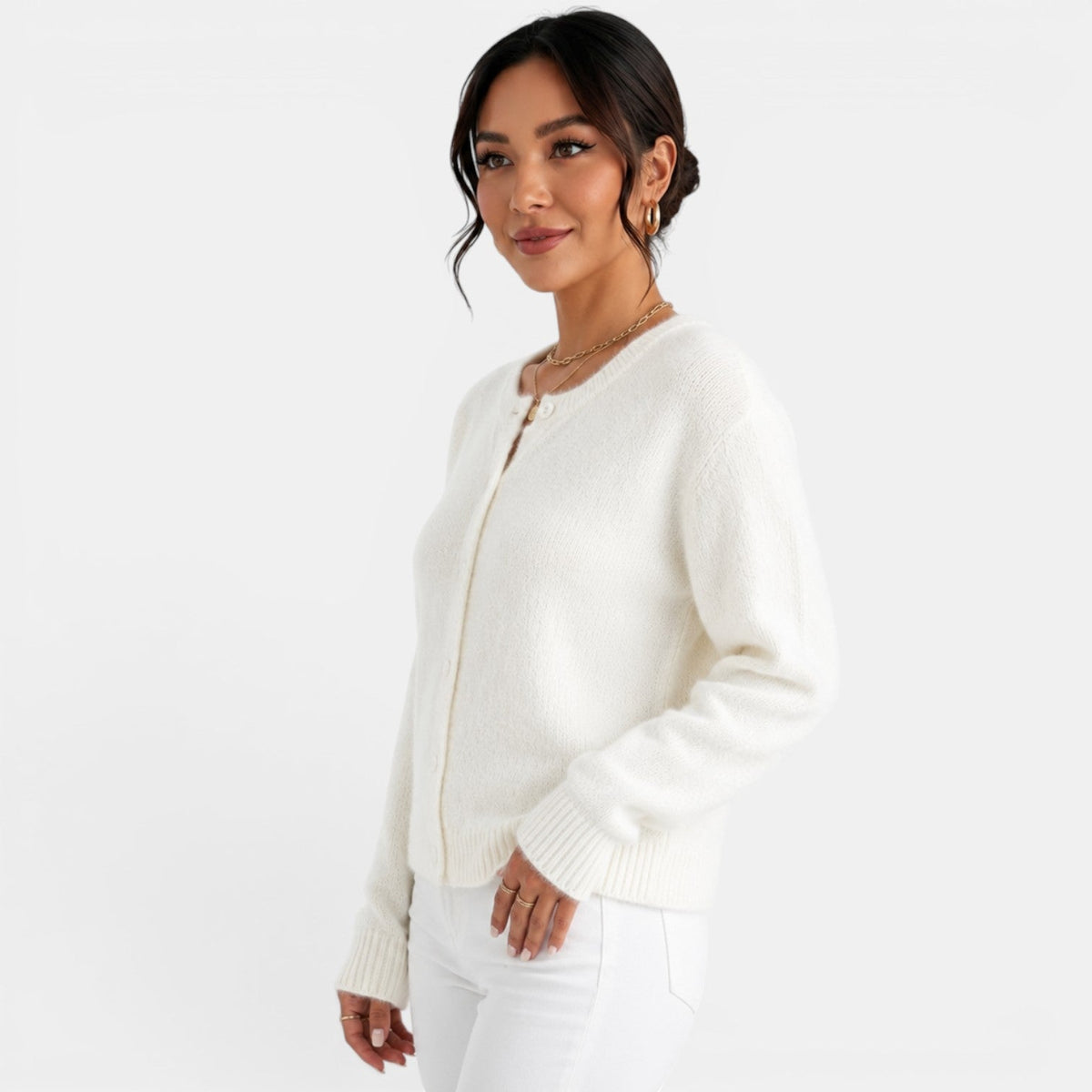Women's Elegant Cashmere Cardigan