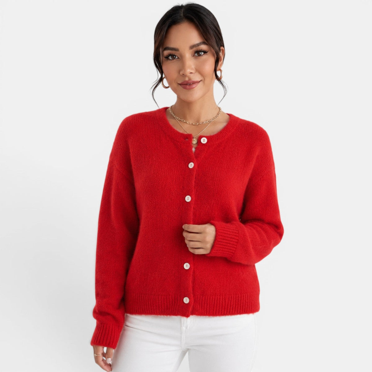 Women's Elegant Cashmere Cardigan
