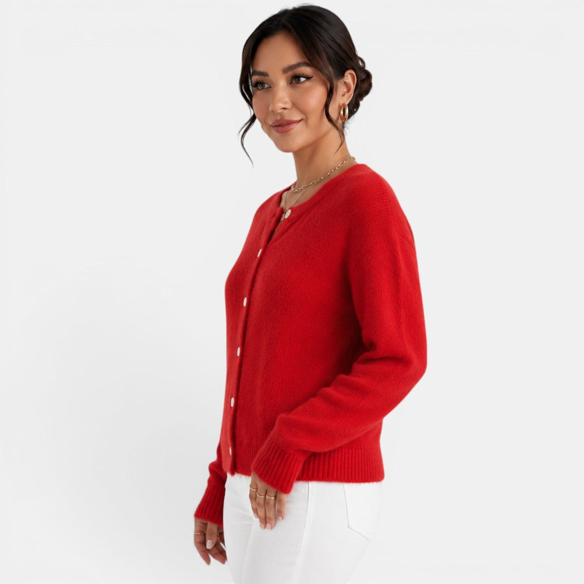 Women's Elegant Cashmere Cardigan