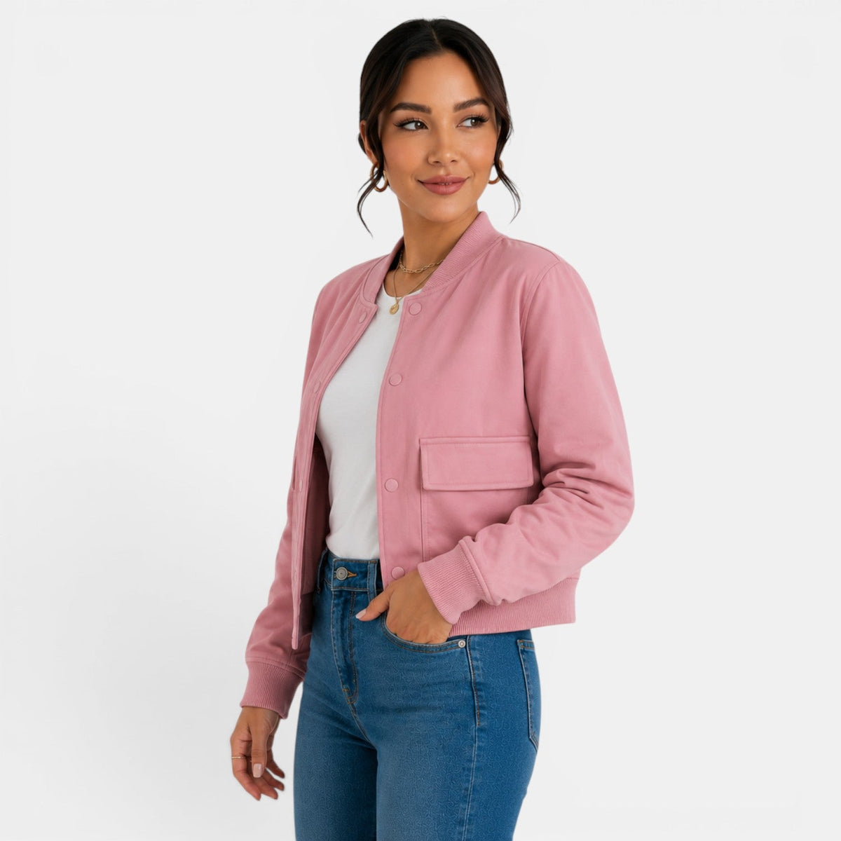 Lightweight Women's Bomber Jacket