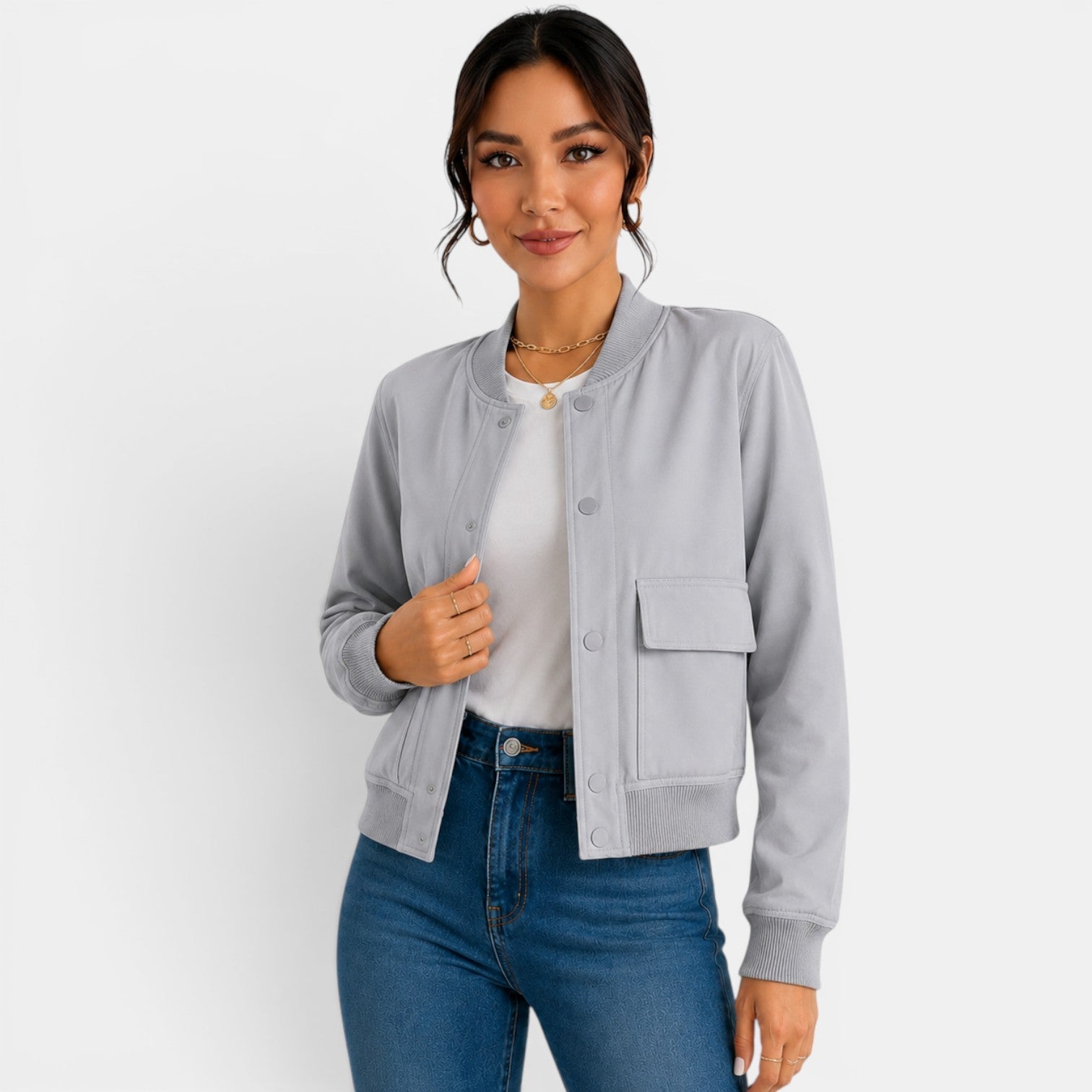 Lightweight Women's Bomber Jacket