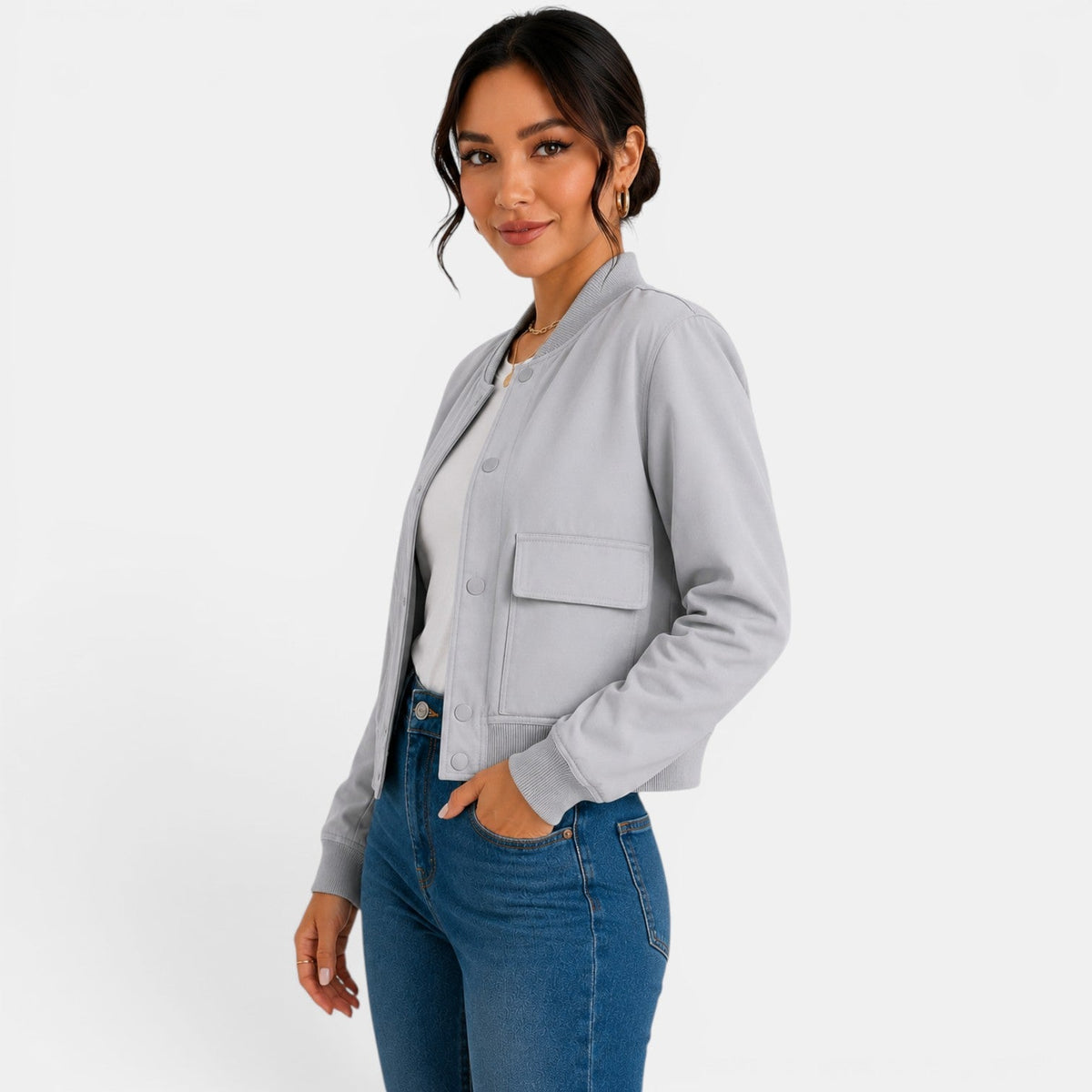 Lightweight Women's Bomber Jacket