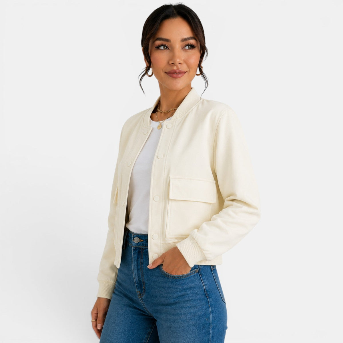 Lightweight Women's Bomber Jacket