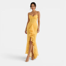 Women's Elegant Ruffle Maxi Dress