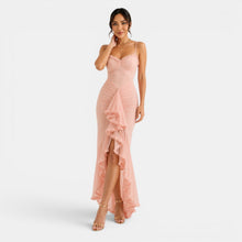 Women's Elegant Ruffle Maxi Dress