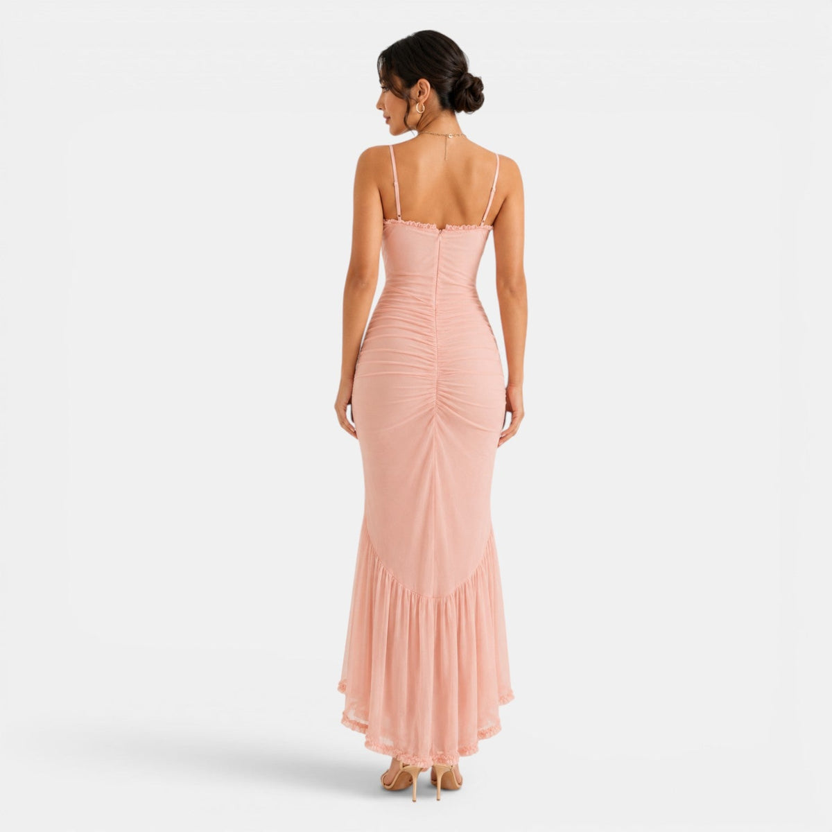 Women's Elegant Ruffle Maxi Dress