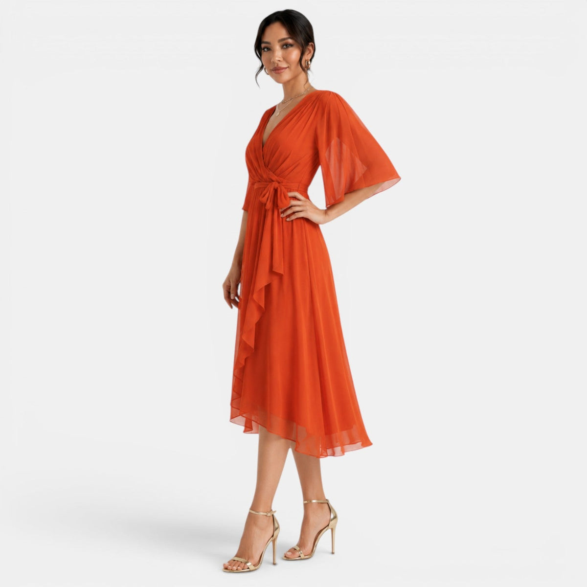 Women's Elegant Midi Dress