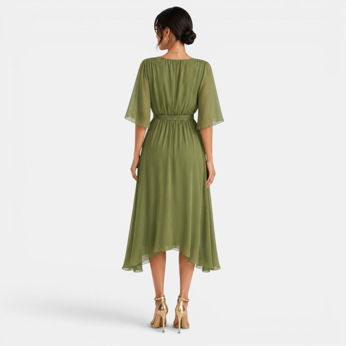 Women's Elegant Midi Dress