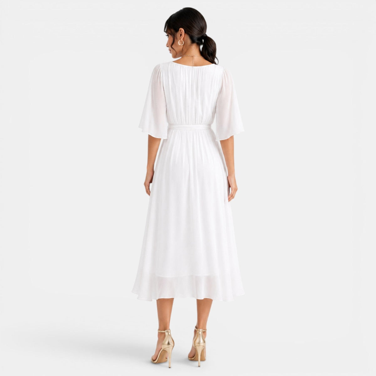 Women's Elegant Midi Dress