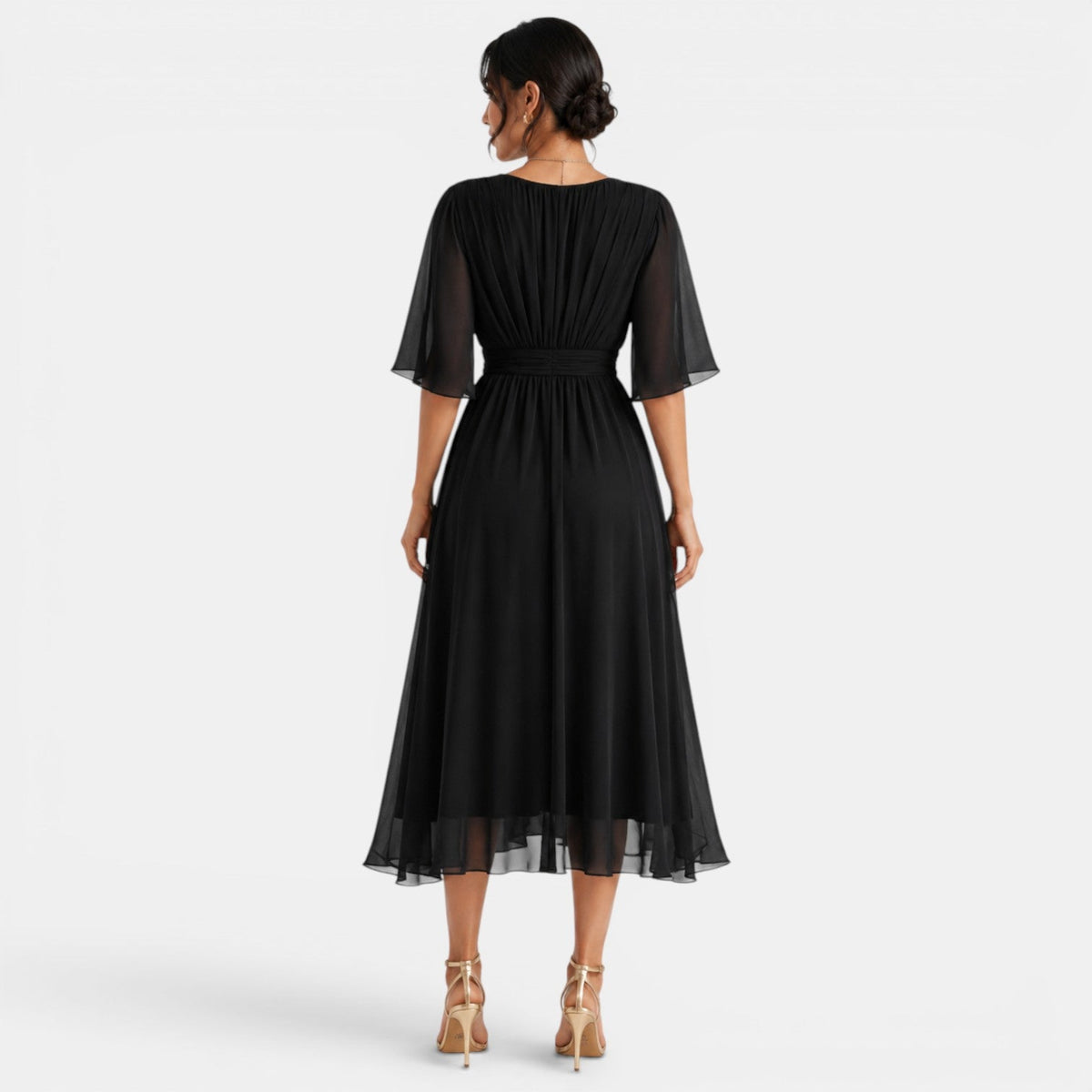 Women's Elegant Midi Dress