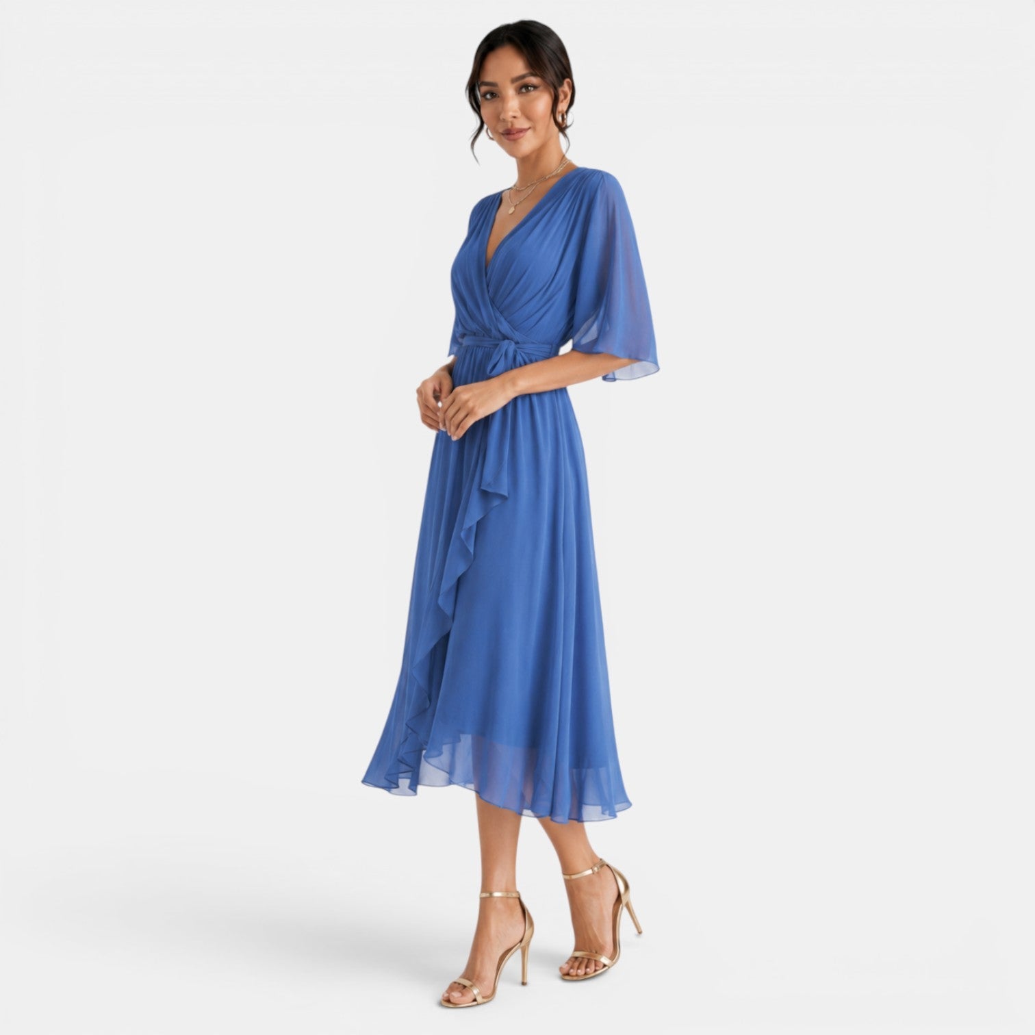 Women's Elegant Midi Dress