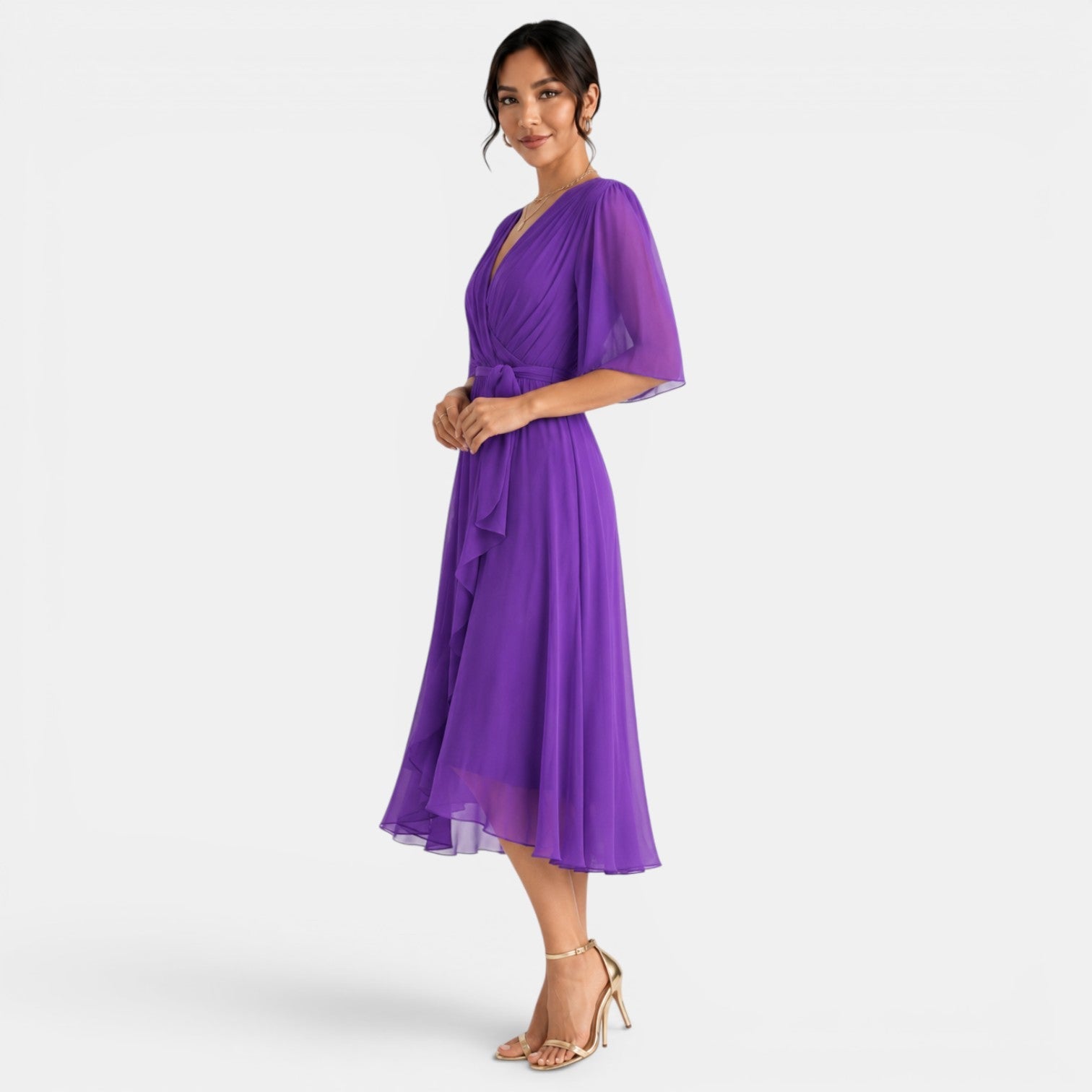 Women's Elegant Midi Dress