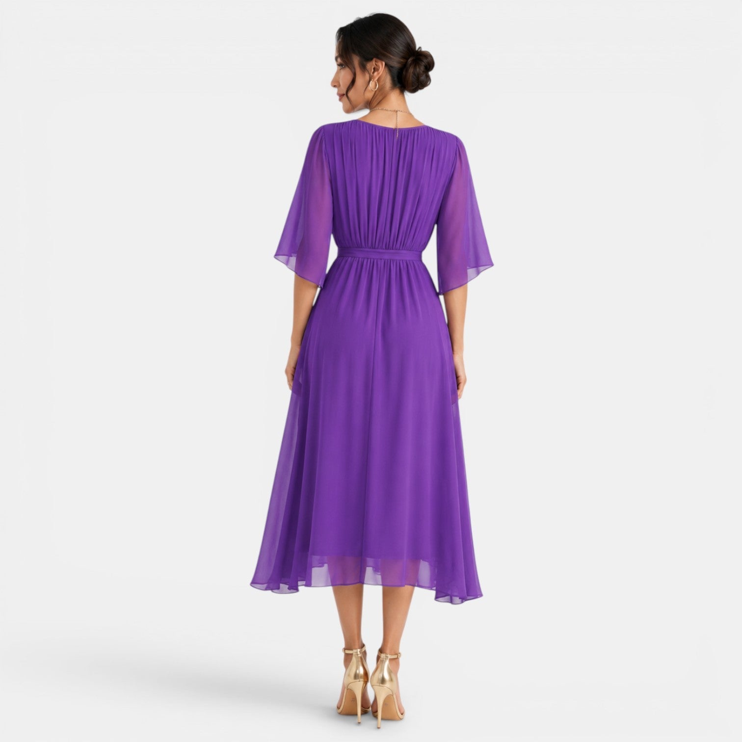 Women's Elegant Midi Dress
