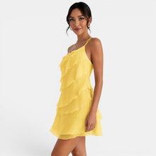 Women's Asymmetrical Summer Mini Dress