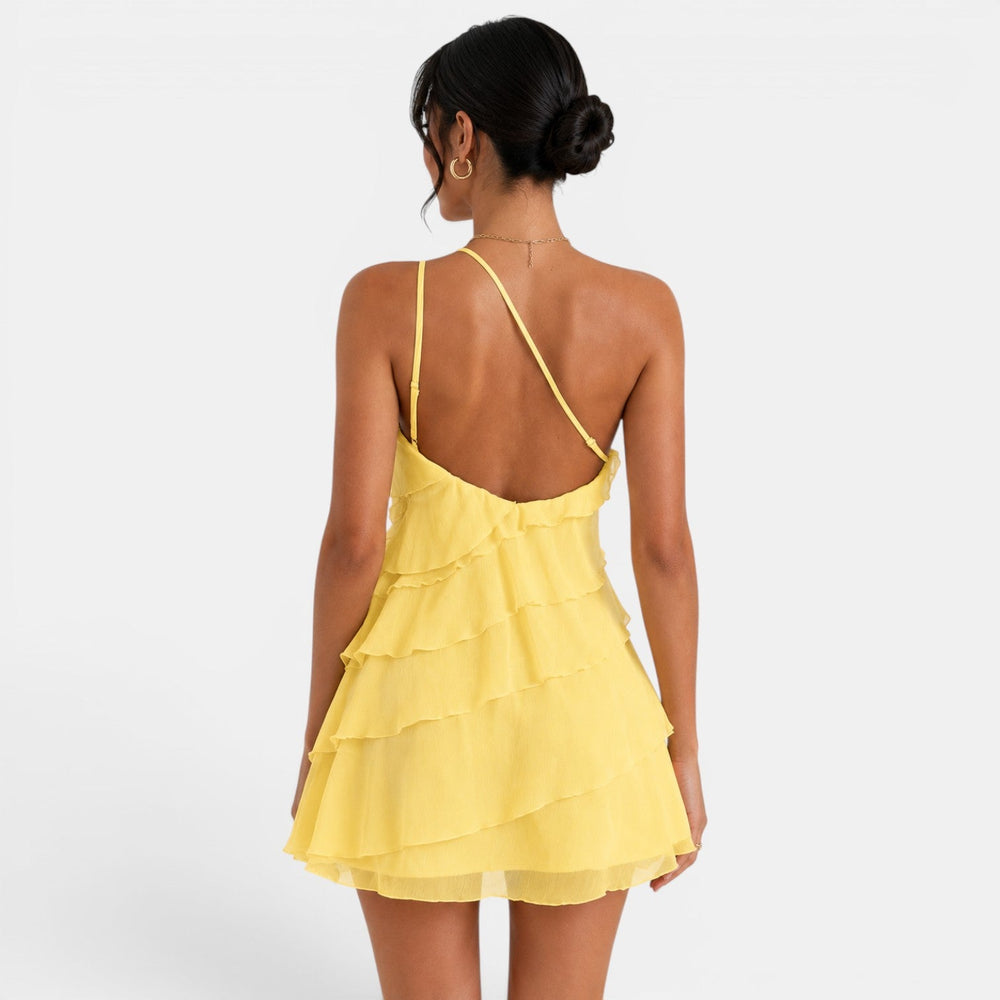 Women's Asymmetrical Summer Mini Dress