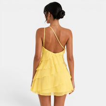 Women's Asymmetrical Summer Mini Dress